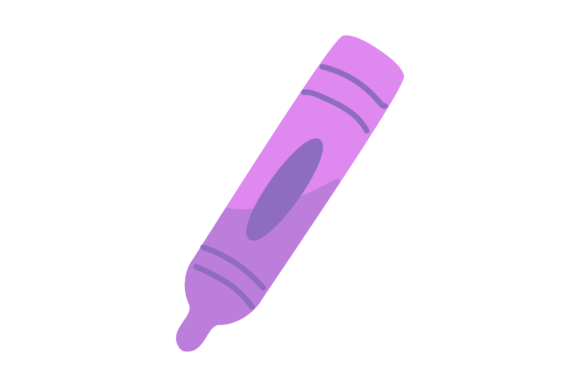 Back to School Crayon Icon: A Simple, Versatile Design Asset for Educators, Creators & Small Businesses