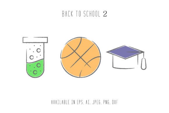 Back to School Icons 2: A Versatile, Multi-Format Design Resource for Educators and Creators