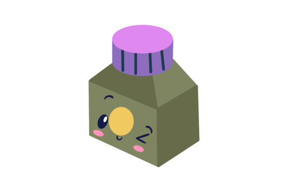 Back to School Ink Kawai Icon