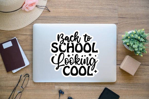 Back to School Looking Co Sticker Design: A Versatile Digital Asset for Educators, Makers, and Print-on-Demand Entrepreneurs