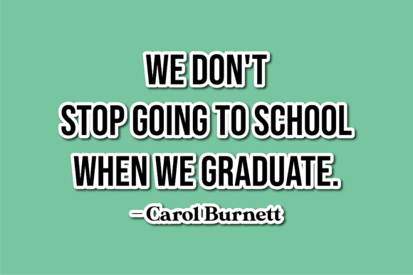 Back to School Quote We Don’t Stop Going