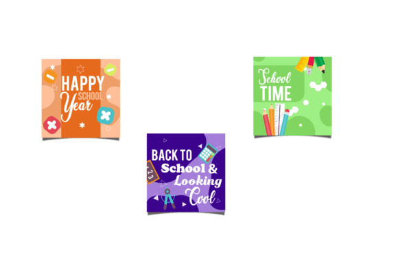 Back to School Social Media Post Bundle: A Smart, Flexible Design Solution for Educators and Creators