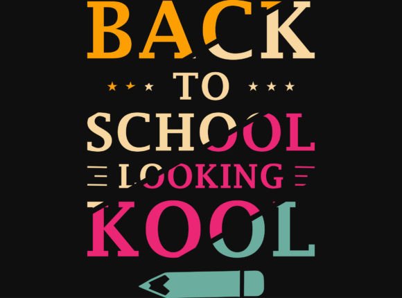 Back to School Typographic Tshirt Design: Premium, Print-Ready Assets for Your POD Business