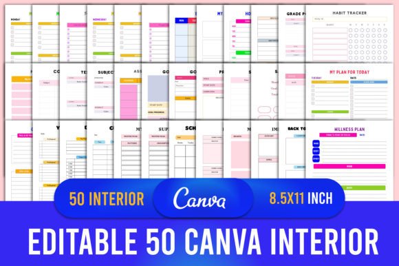 Editable 50 Canva KDP Interior: A Practical Resource for Self-Publishers and Educators