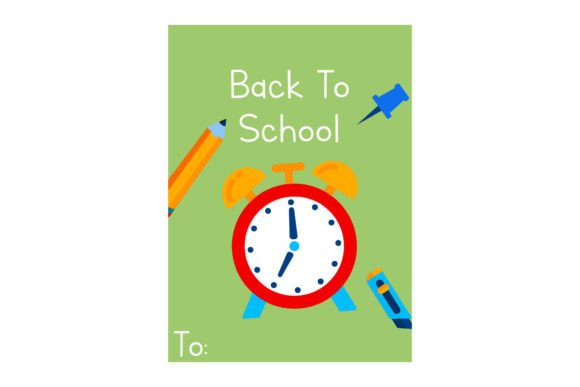 Green Card Stationary Back to School
