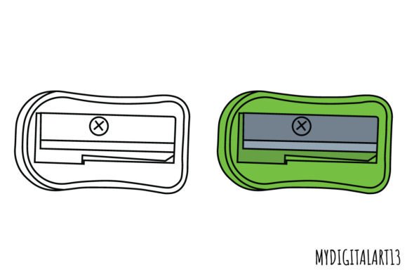 Sharpener Clipart, Back to School: Your Go-To Creative Asset for Real Projects